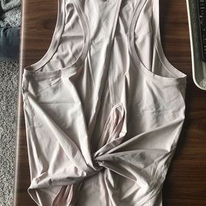 Lululemon Tie Back Blush Tank